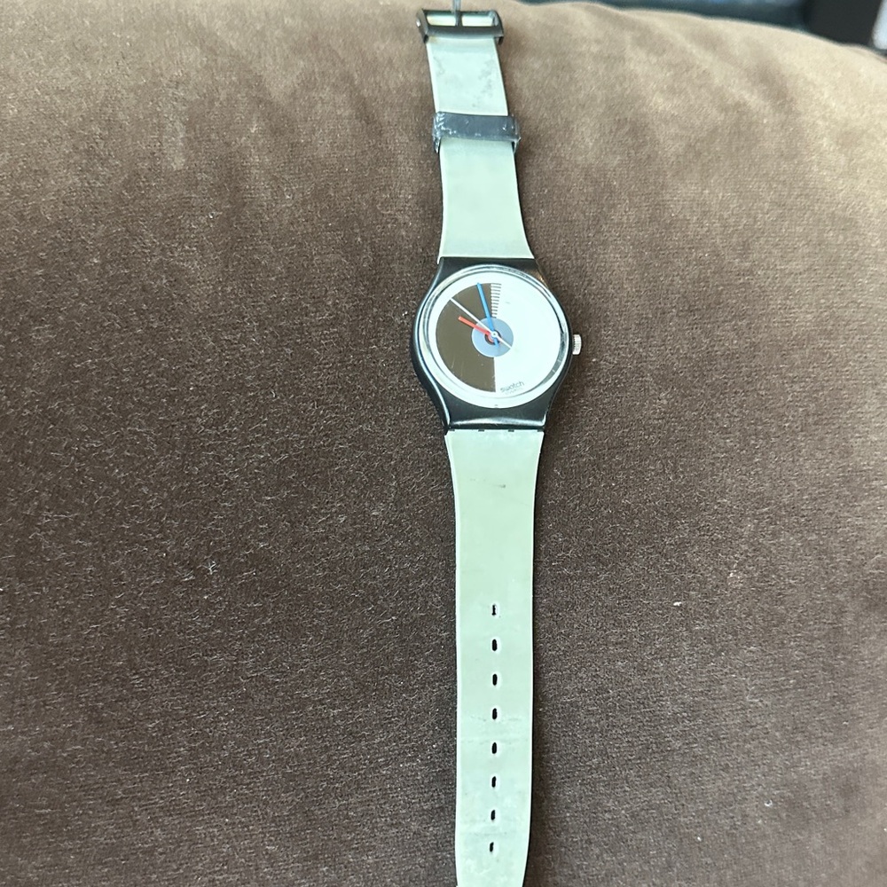 Swatch Black and grey Wearable Watch